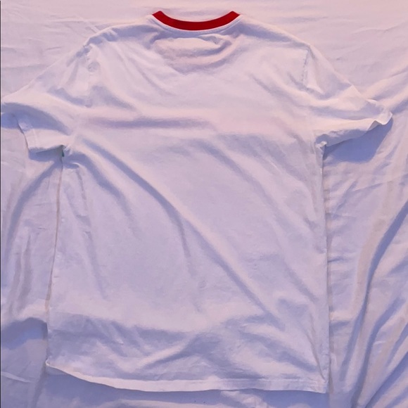 Calvin Klein Jeans colorful striped white tee - Picture 2 of 3